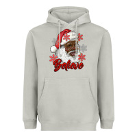 Moon Dust african american santa believe Heavyweight Hoodie - RanaPortraitStore