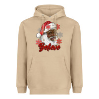 Mushroom african american santa believe Heavyweight Hoodie - RanaPortraitStore