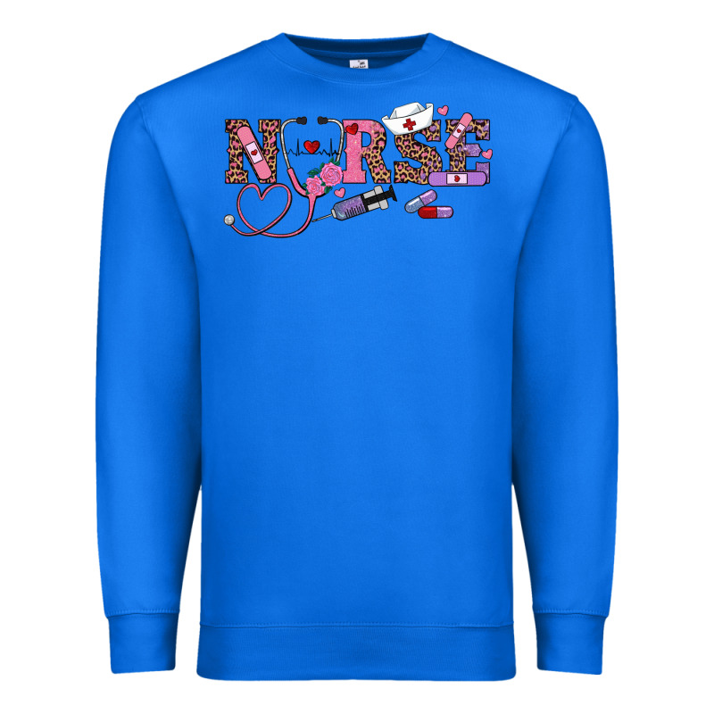 Valentine's Day Nurse Premium Sweatshirt by RanaPortraitStore | Teevron