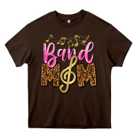 Chocolate Brown Band Mom Mother's Day Heavy Core Tee - CowGirlArtShop