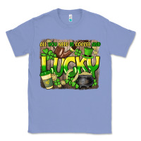 Colony Blue All you need is coffee and lucky St. Patrick's Classic Tee - HowdyJamesFarm