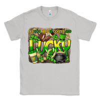 Moon Dust All you need is coffee and lucky St. Patrick's Classic Tee - HowdyJamesFarm