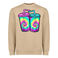 Mushroom tie dye loaded tea Heavyweight Sweatshirt - JahusDesignShop