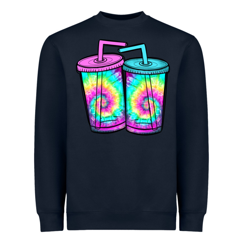 Tie Dye Loaded Tea Heavyweight Sweatshirt by JahusDesignShop | Teevron