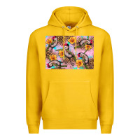 Lemon Baby monkey flowers Premium Hoodie - Artiststas