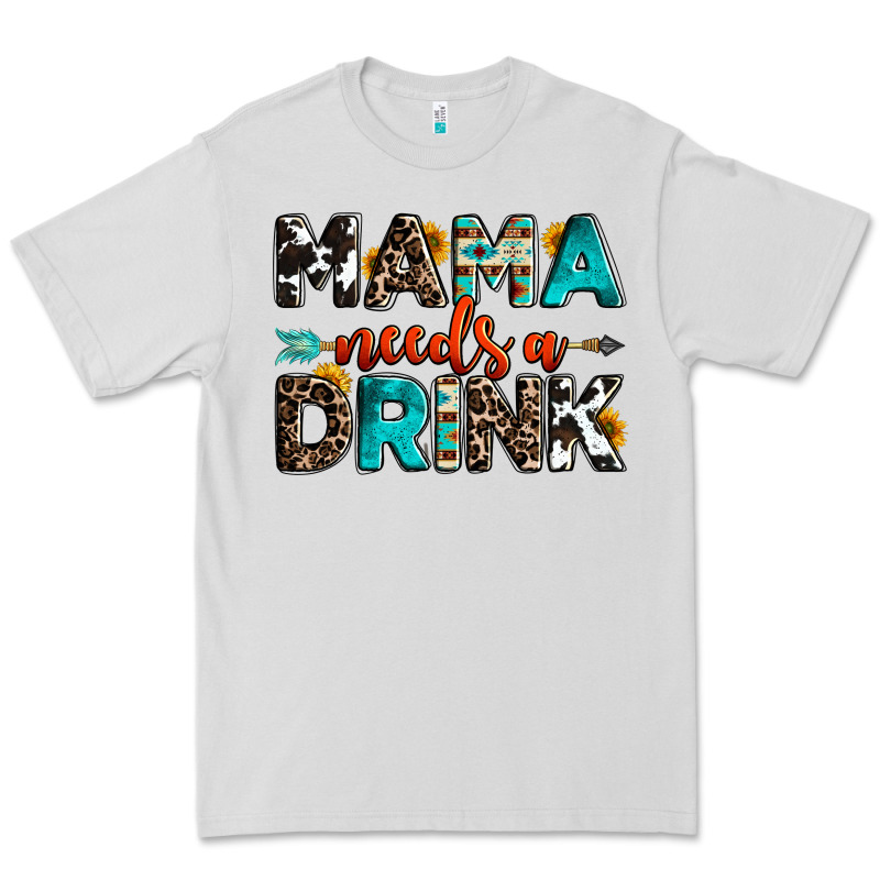 Mama Needs A Drink Premium Tee by OliviaCreatesArt | Teevron