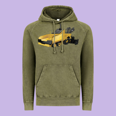 Asphalt Paver Vintage Hoodie Designed By Lillyallendesigns