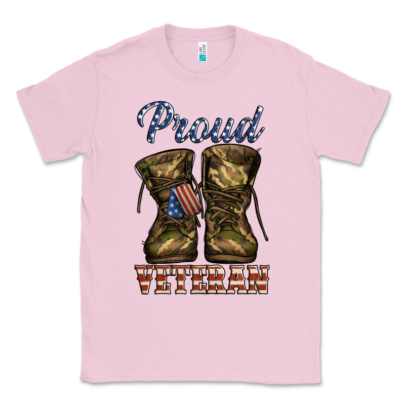 Proud Veteran Camo Shoes Classic Tee by Jasminsmagicworld | Teevron