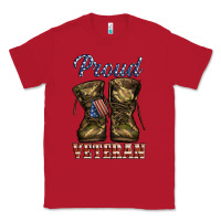Red proud veteran camo shoes Classic Tee - Jasminsmagicworld