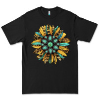 Black Gemstone Sunflower Premium Tee - RanaPortraitStore