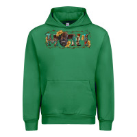 Emerald Western mini black highland calf Urban Hoodie - RanaPortraitStore