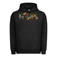 Pigment Black Western mini black highland calf Urban Hoodie - RanaPortraitStore