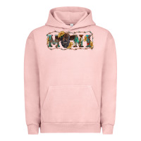 Pigment Salmon Western mini black highland calf Urban Hoodie - RanaPortraitStore
