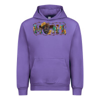 Tulip Western mini black highland calf Urban Hoodie - RanaPortraitStore