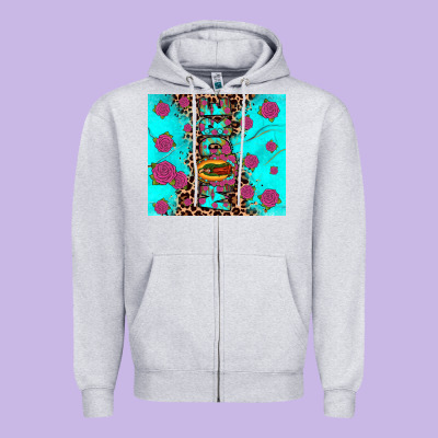 Madre Zipper Hoodie Designed By Jahusdesignshop