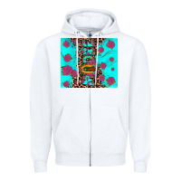 White Madre Zipper Hoodie - JahusDesignShop