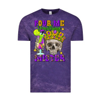 Cloud Purple skull pour me something mister Vintage Tee - FaDigitalArtStudio