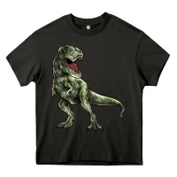 Asphalt T-rex Heavy Core Tee - HowdyJamesFarm