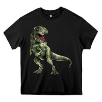 Black T-rex Heavy Core Tee - HowdyJamesFarm
