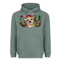 Sage Christmas chihuahua joy Heavyweight Hoodie - RanaPortraitStore