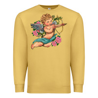 Antique Gold cupid valentine's day Premium Sweatshirt - RanaPortraitStore
