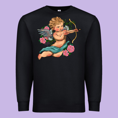 Cupid Valentine's Day Premium Sweatshirt Designed By Ranaportraitstore