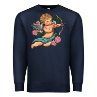 Navy cupid valentine's day Premium Sweatshirt - RanaPortraitStore