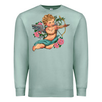 Seafoam cupid valentine's day Premium Sweatshirt - RanaPortraitStore