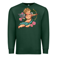 Sports Green cupid valentine's day Premium Sweatshirt - RanaPortraitStore