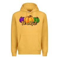 Mustard halloween pumpkins thankful Premium Hoodie - Jasminsmagicworld