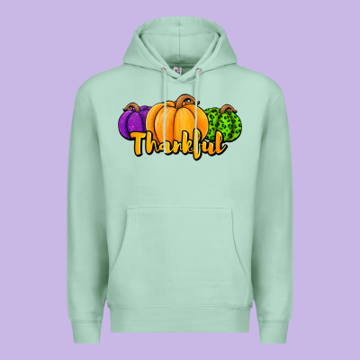 Halloween Pumpkins Thankful Premium Hoodie Designed By Jasminsmagicworld