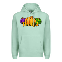 Seafoam halloween pumpkins thankful Premium Hoodie - Jasminsmagicworld