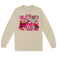 Mushroom Happy Valentines Day Long Sleeve Tee - CowhideDigitalArt