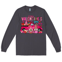 Smoke Happy Valentines Day Long Sleeve Tee - CowhideDigitalArt