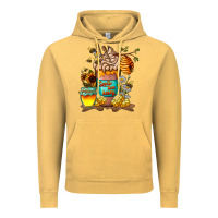 Vintage Mustard Than Honey Vintage Hoodie - CowhideDigitalArt