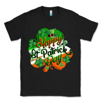 Black Happy St. Patrick's Day Classic Tee - CowGirlArtShop