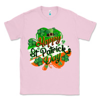 Bubblegum Pink Happy St. Patrick's Day Classic Tee - CowGirlArtShop