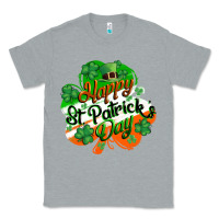 Heather Grey Happy St. Patrick's Day Classic Tee - CowGirlArtShop