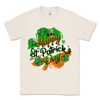 Natural Happy St. Patrick's Day Classic Tee - CowGirlArtShop