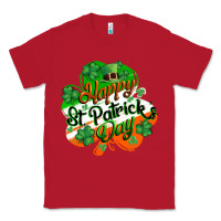 Red Happy St. Patrick's Day Classic Tee - CowGirlArtShop