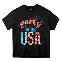 Black Party in the USA 4th of july Heavy Core Tee - HowdyJamesFarm