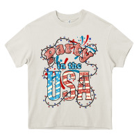 Cream Party in the USA 4th of july Heavy Core Tee - HowdyJamesFarm