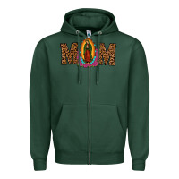 Sports Green our lady of guadalupe mom Zipper Hoodie - JahusDesignShop