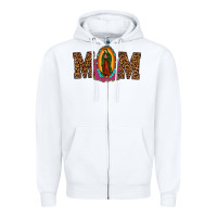 White our lady of guadalupe mom Zipper Hoodie - JahusDesignShop