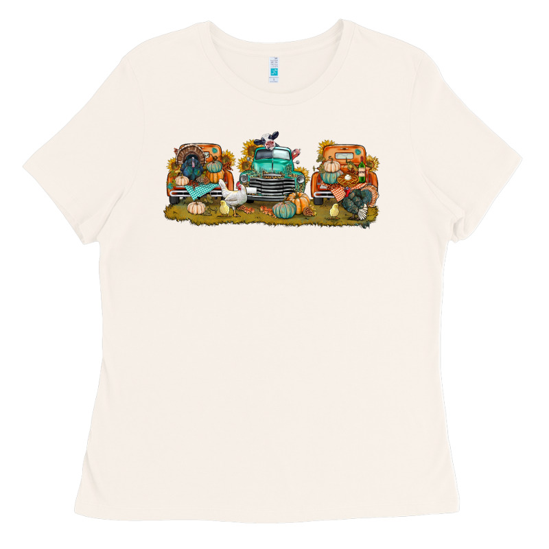 Thanksgiving Trucks Bbs Ladies Tee by BundleAndBundleShop | Teevron