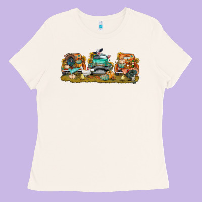Thanksgiving Trucks Bbs Ladies Tee Designed By Bundleandbundleshop