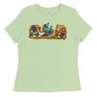 Matcha thanksgiving trucks bbs Ladies Tee - BundleAndBundleShop