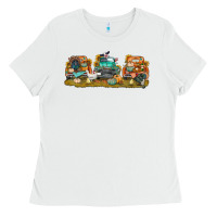 White thanksgiving trucks bbs Ladies Tee - BundleAndBundleShop