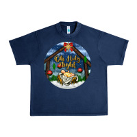 Navy oh holy night Urban Heavy Tee - BundleAndBundleShop
