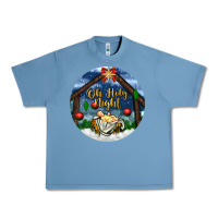Pebble Blue oh holy night Urban Heavy Tee - BundleAndBundleShop